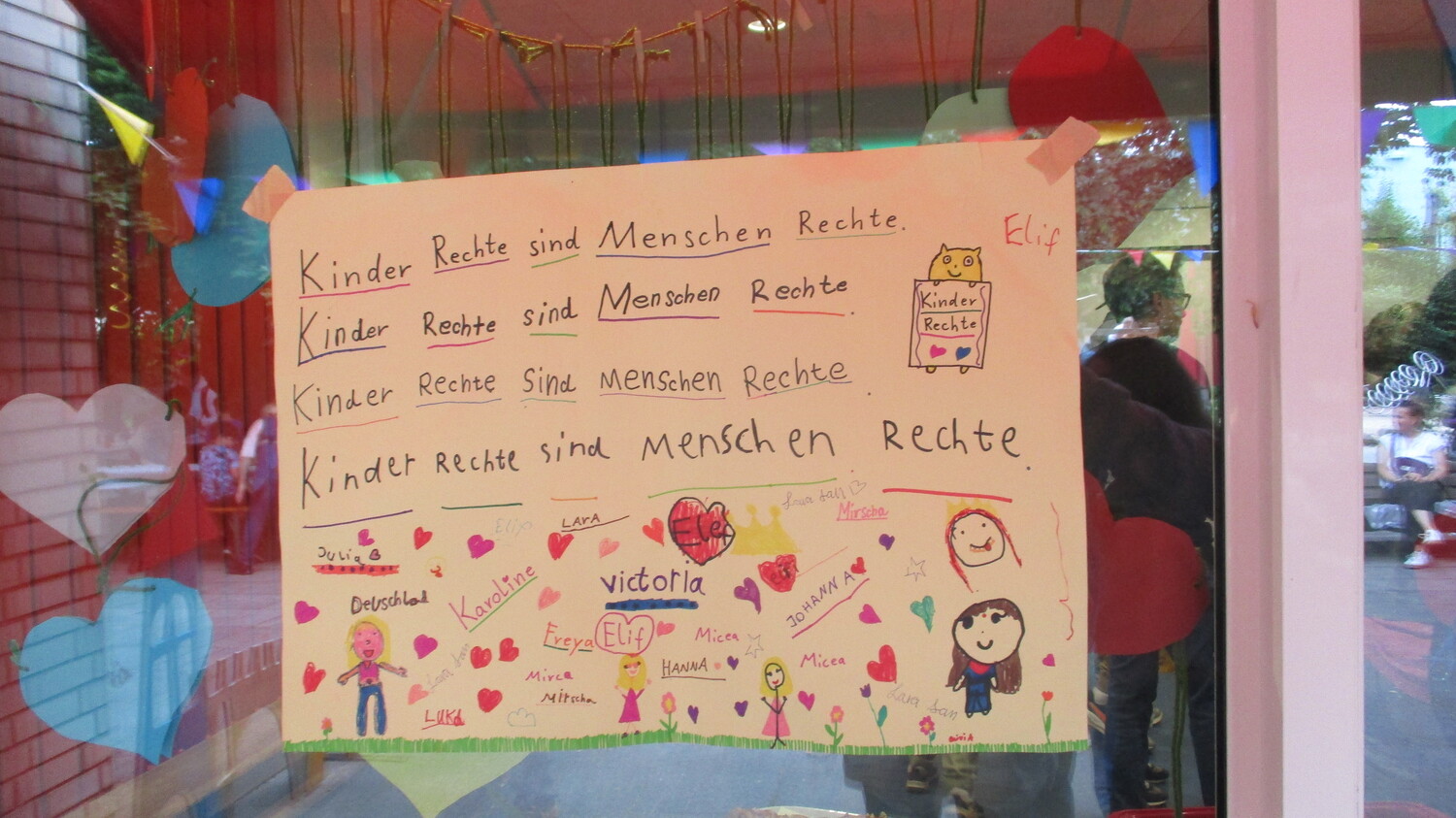 Plakat des Hip Hop Projekts, welches zur Aufführung diente